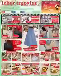 Izbor trgovine sniženja za kuću i garderobu Izbor trgovine katalog kućni proizvodi i garderoba akcija