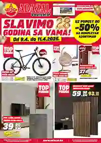 Adazal slavi 28 godina – Popusti do 50% na SVE do 11.04.2026