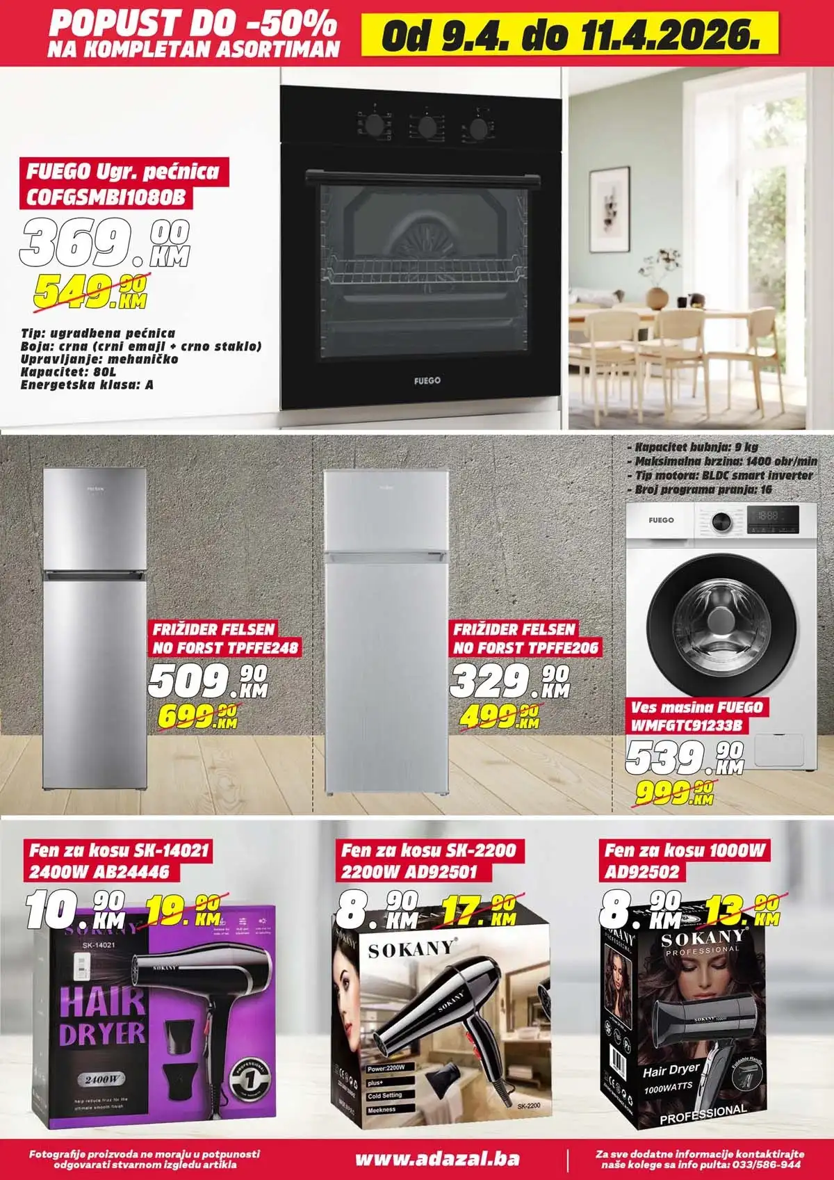 Adazal sniženja do 50 posto katalog april 2026 strana 10