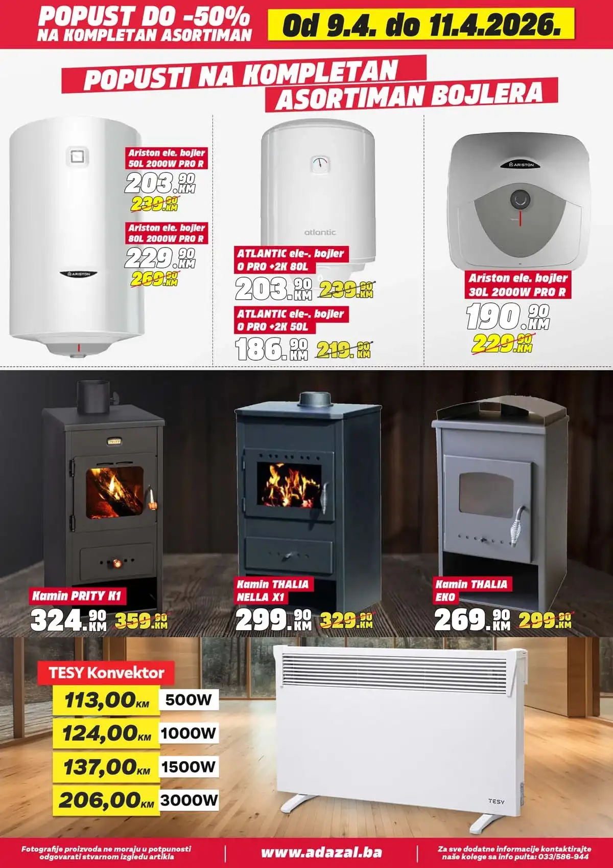 Adazal sniženja do 50 posto katalog april 2026 strana 12