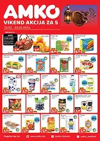 AMKO vikend akcija – Sniženja do 2. marta 2026.