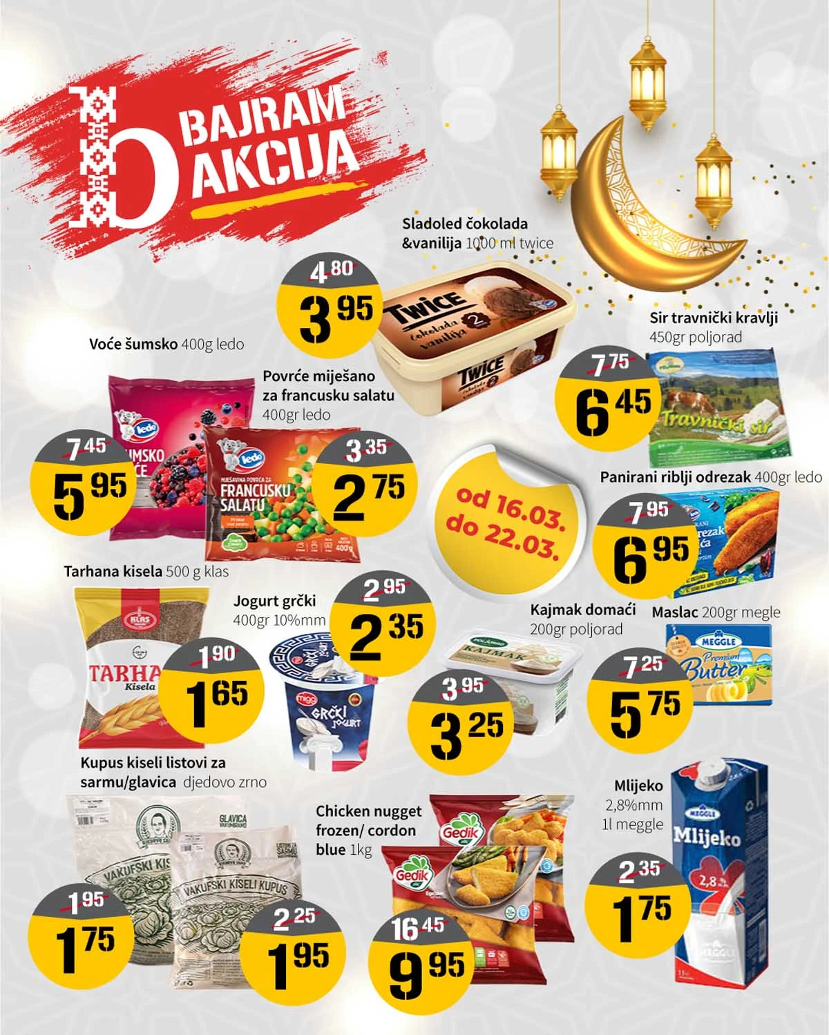 Bazar Bajramska akcija katalog – prehrana i kućne potrepštine na sniženju