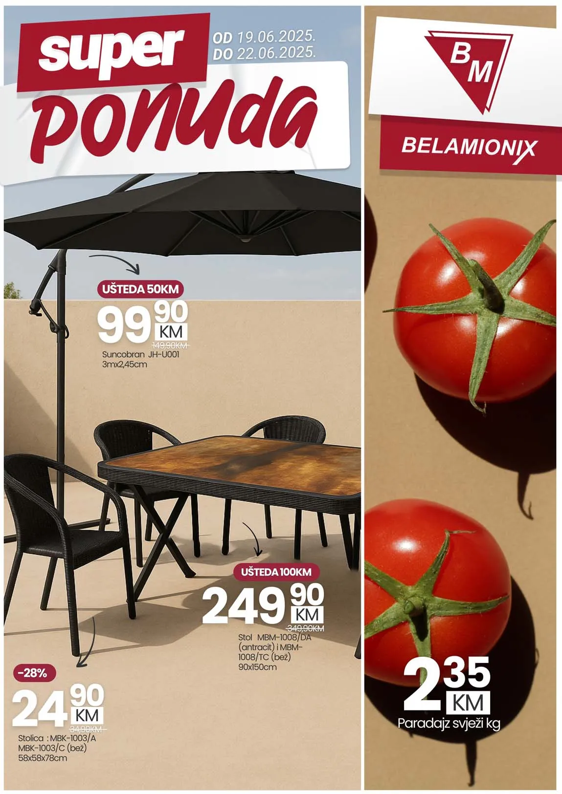 BELAMIONIX Super ponuda akcija sniženja do 22.06.2025. SNIŽENJA DO -50%!