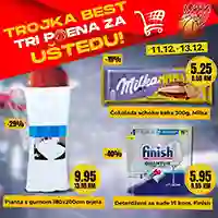 Best Akcija Tri poena za uštedu sniženja do 13. decembra 2025