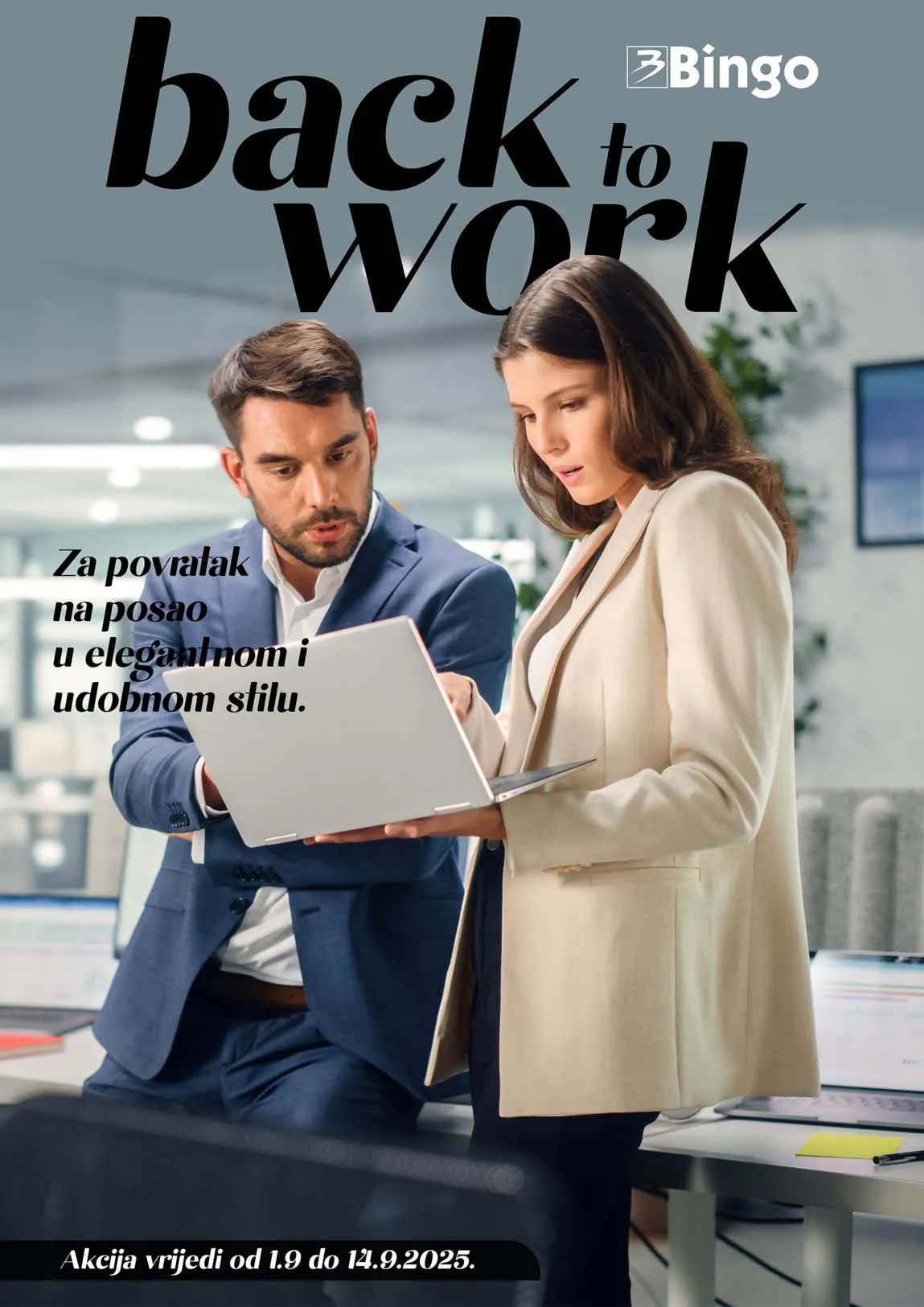 BINGO Akcija BACK TO WORK katalog sniženja do 14.09.2025