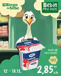 Bingo akcija – Sniženja za bebe do 18. decembra 2025
