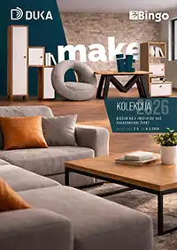 Bingo & Duka Make it home akcija – sniženja na namještaj Bingo i Duka akcija Make it home – namještaj po sniženim cijenama do 9. marta 2026