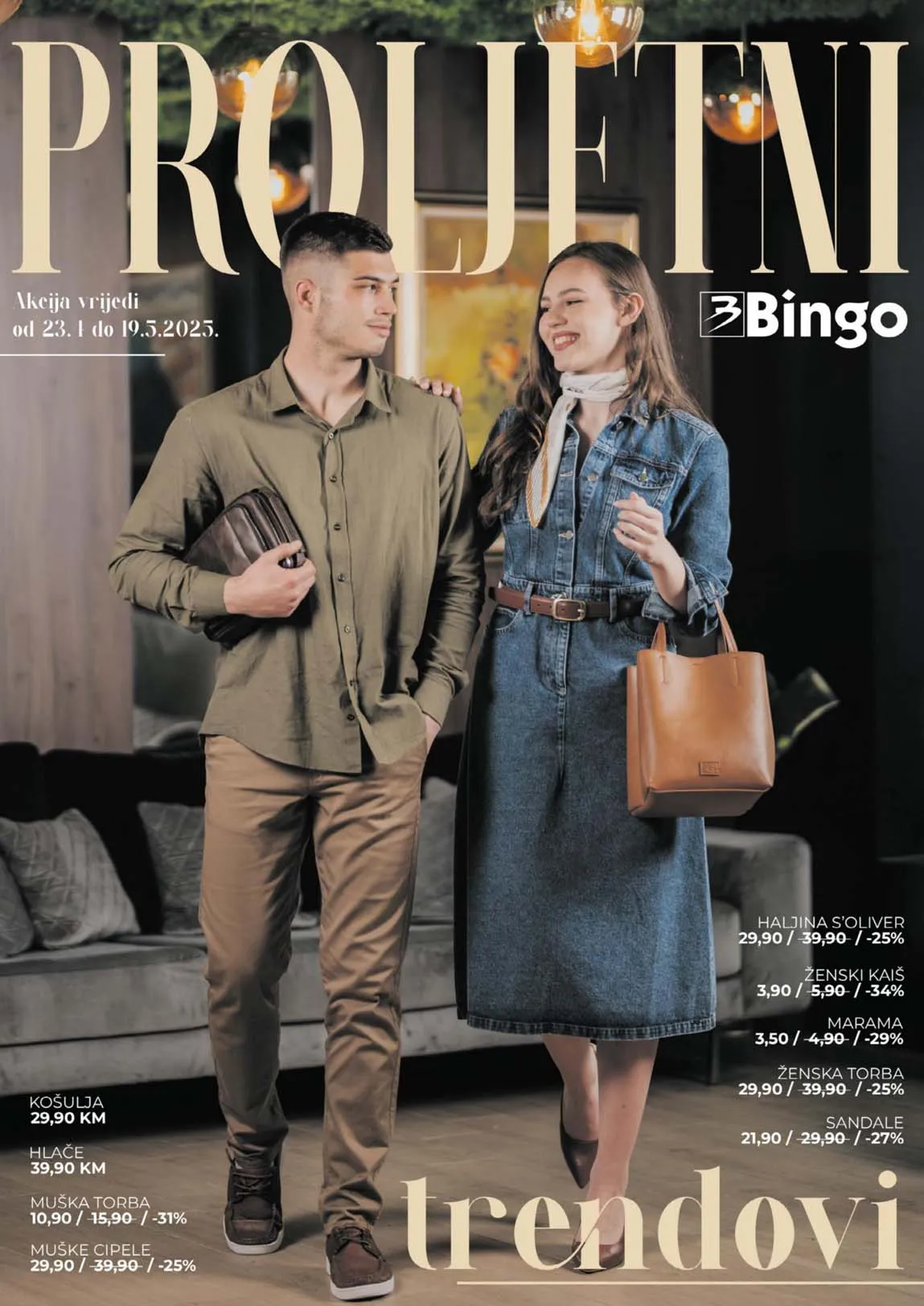 BINGO Akcija Proljetni trendovi Katalog Sniženja do 19.05.2025
