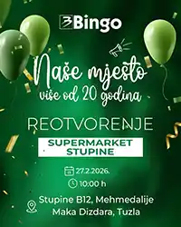 Bingo Stupine Tuzla – svečano reotvaranje 27. februara 2026