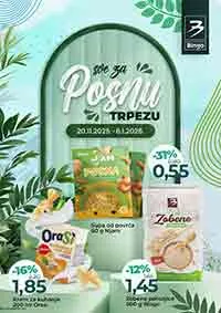 Bingo akcija – SVE ZA POSNU TRPEZU ponuda do 06. januara 2026