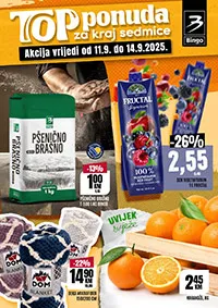 Bingo Vikend akcija - Top ponuda za kraj sedmice - sniženja do 14.09.2025