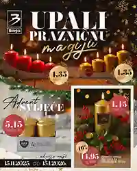 Bingo akcija – Upali prazničnu magiju sniženja do 15. decembra 2026.