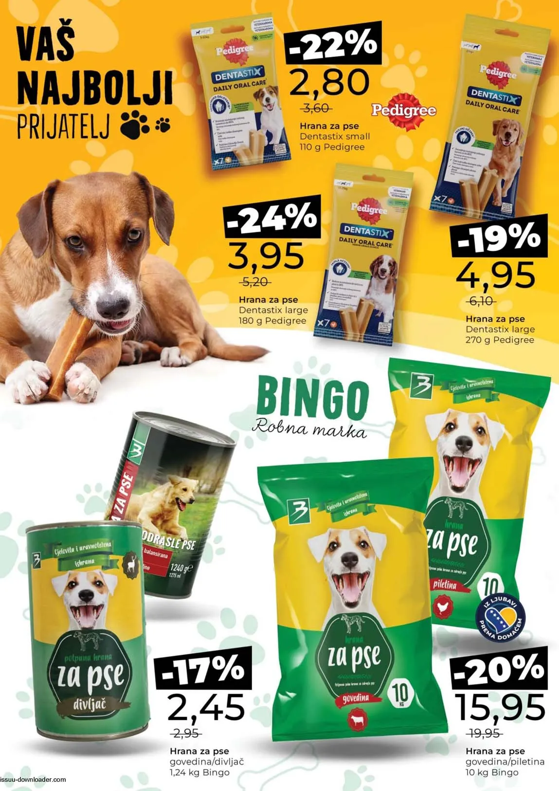 Bingo Waw & Maw katalog – sniženja za ljubimce