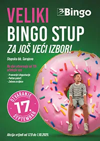 BINGO Akcija REOTVARANJE OBJEKTA STUP Katalog Sniženja do 01.10.2025