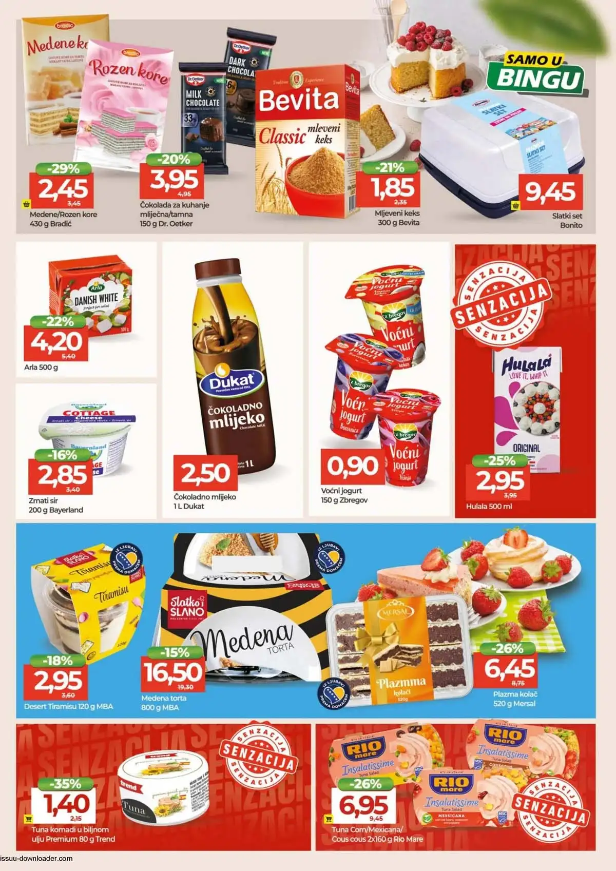 Bingo katalog strana 5 – sniženja do 19. aprila 2026. Bingo katalog sniženja – strana 5 – akcija do 19. aprila 2026.