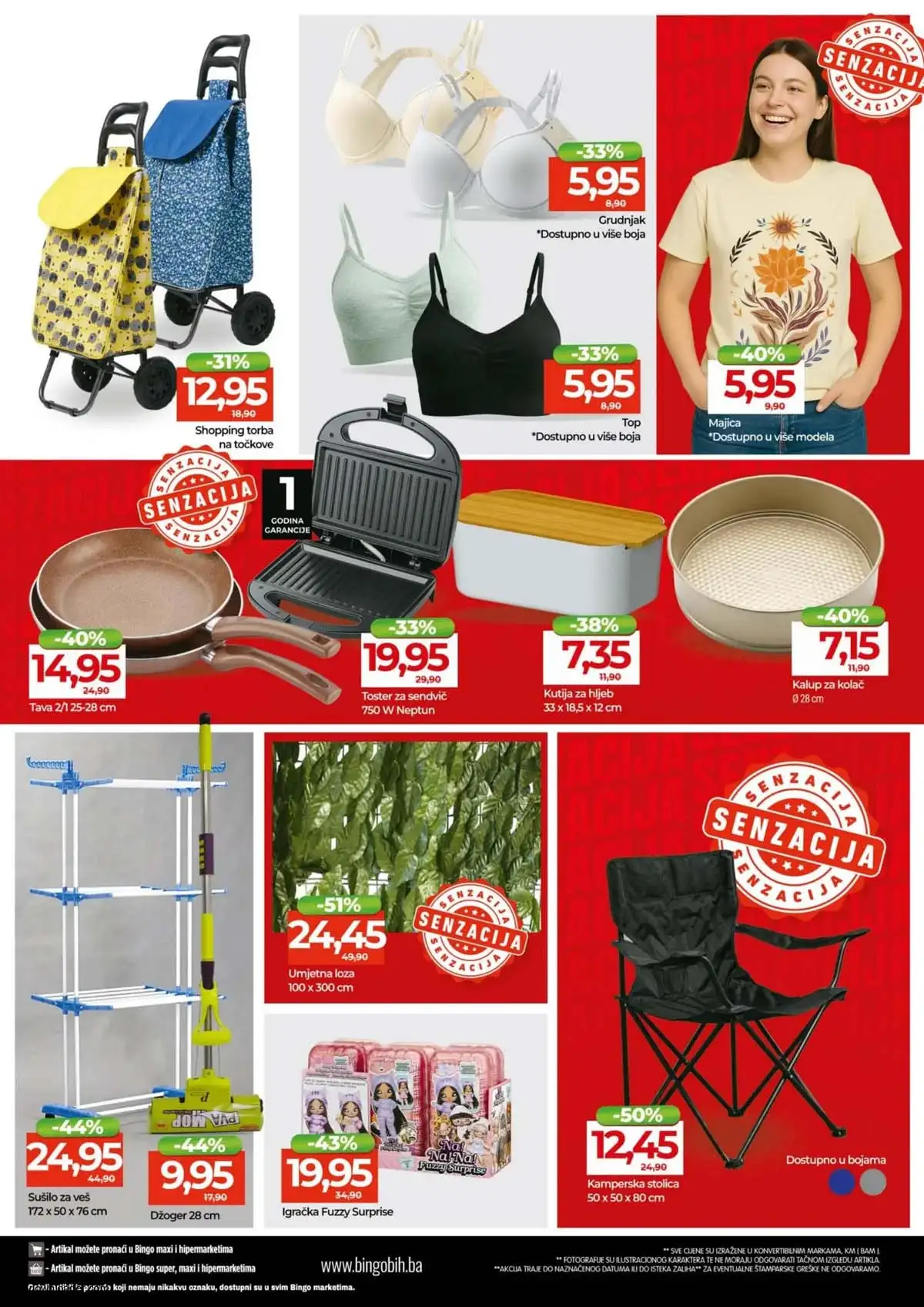 Bingo katalog strana 16 – sniženja do 19. aprila 2026. Bingo katalog sniženja – strana 16 – akcija do 19. aprila 2026.