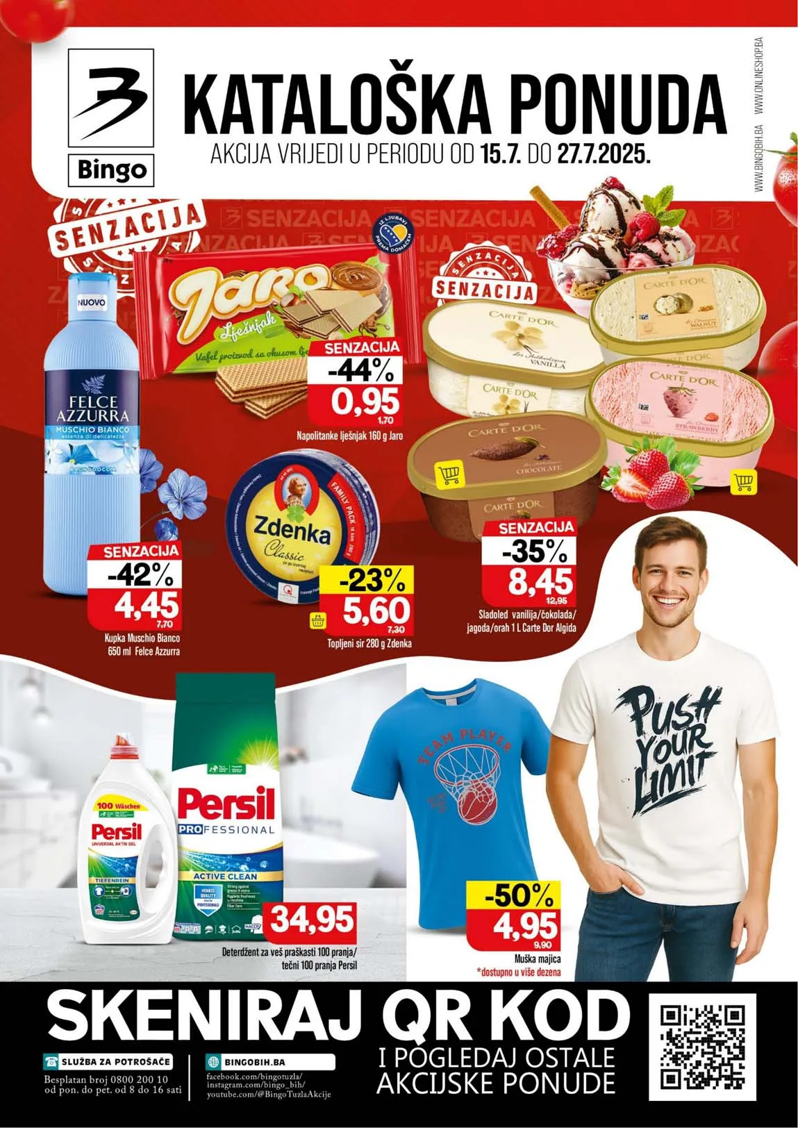 BINGO Akcija Katalog Sniženja do 27.07.2025