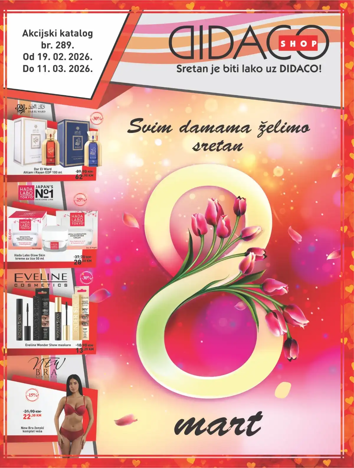 DIDACO katalog sniženja kozmetike i lične njege važi do 11. marta 2026 DIDACO akcija katalog kozmetike i lične njege do 11. marta 2026 naslovna strana