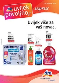 dm EXPRESS katalog – Akcija sniženja do 31.10.2025.
