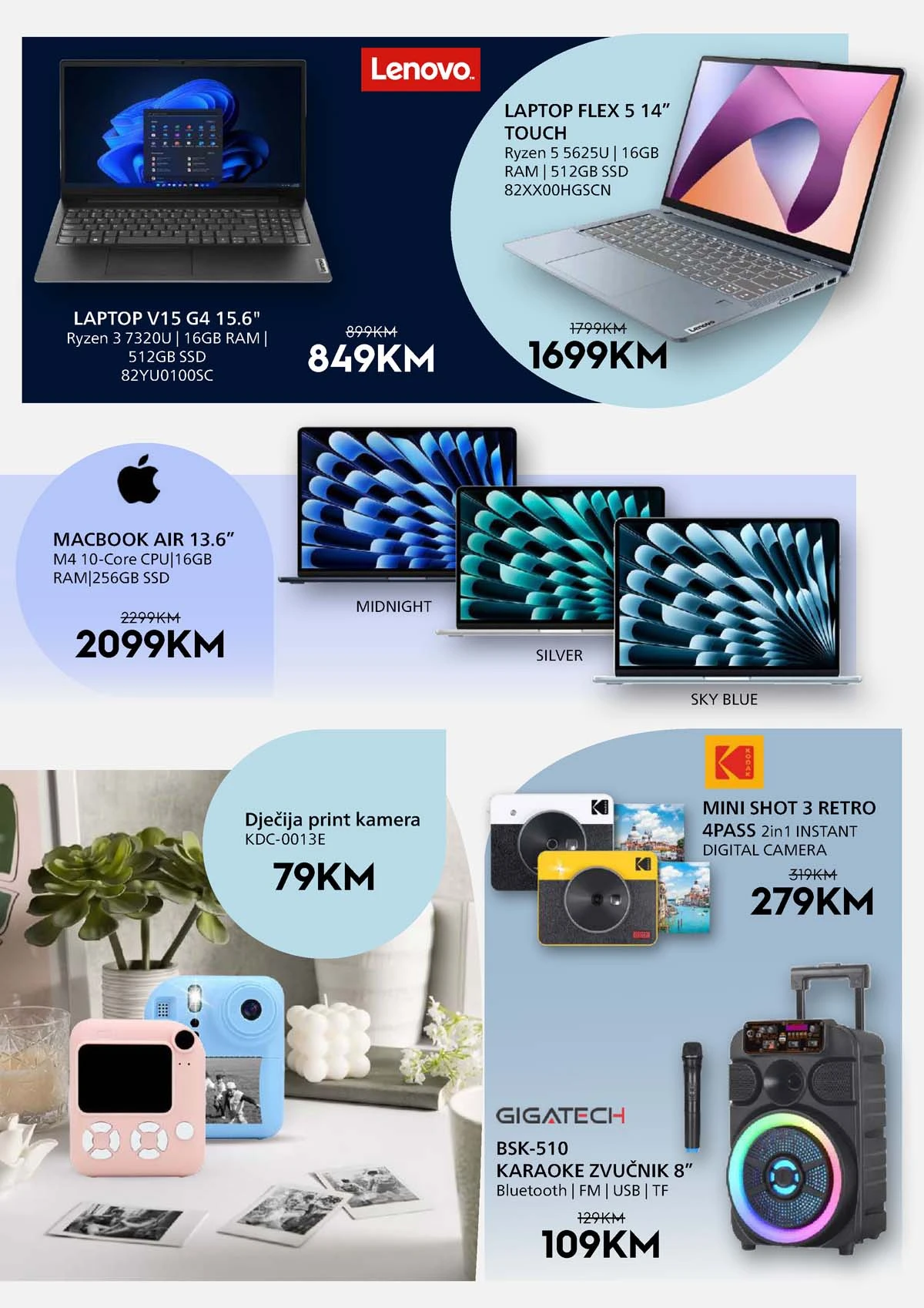 DOMOD katalog strana 5 – sniženja tehnike, bijele tehnike i kućnih aparata Bosna i Hercegovina