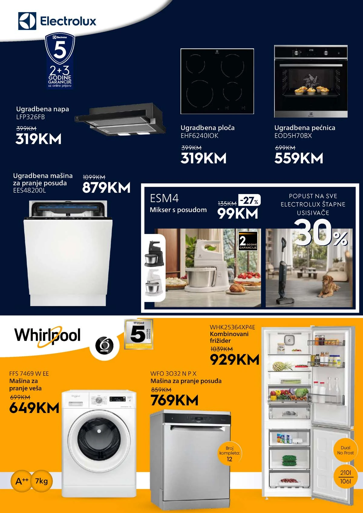 DOMOD katalog strana 10 – sniženja tehnike, bijele tehnike i kućnih aparata Bosna i Hercegovina