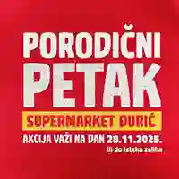 Đurić Supermarketi – Porodični petak sniženja za 28. novembar 2025