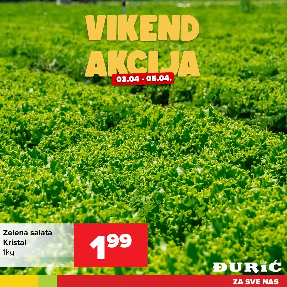 Đurić vikend katalog sniženja prehrane i kućnih proizvoda do 05. aprila 2026 – stranica 1