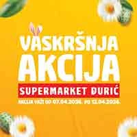 Đurić Supermarketi akcija – Vaskršnja sniženja do 12.04.2026