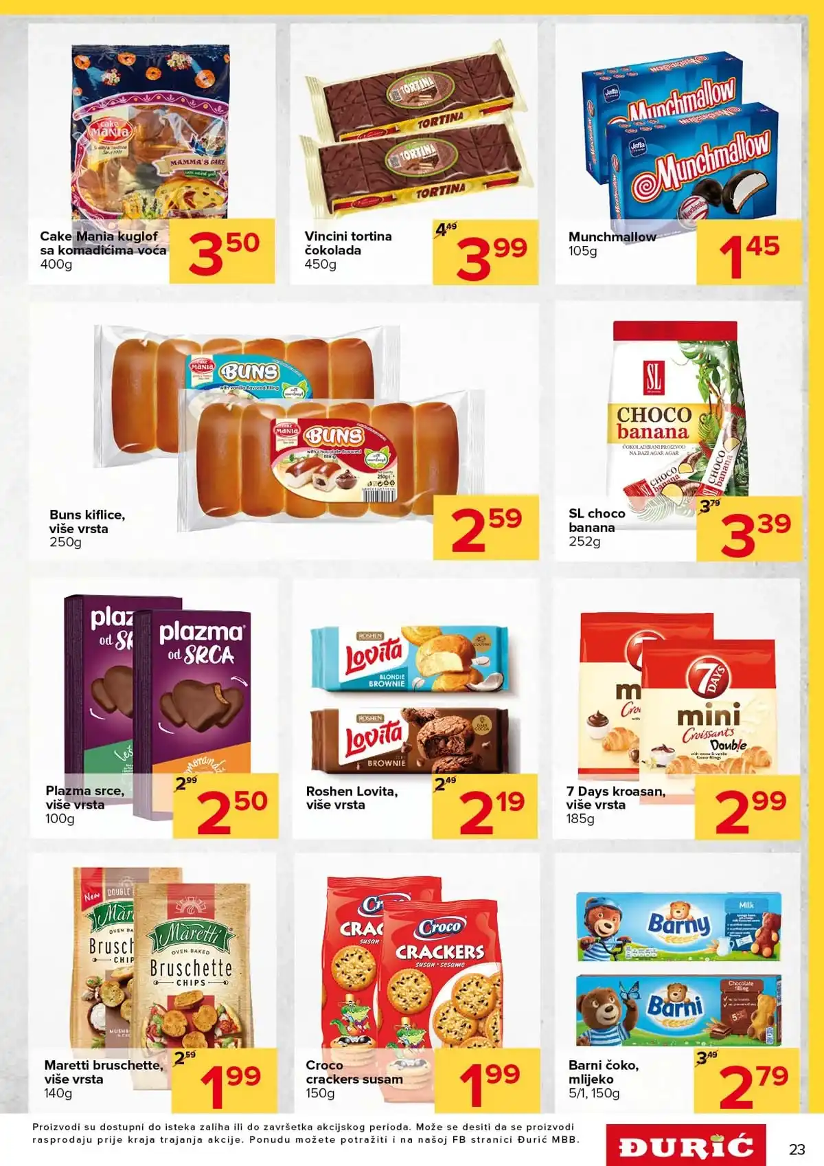 Đurić katalog sniženja do 11. marta 2026 – prehrana i kućne potrepštine stranica 23