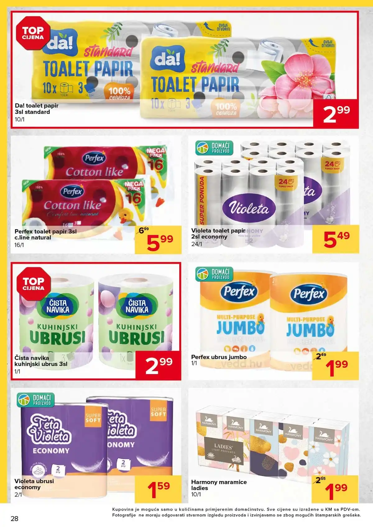 Đurić katalog sniženja do 11. marta 2026 – prehrana i kućne potrepštine stranica 28