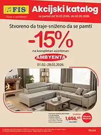 FIS katalog: Stvoreno da traje – sniženo da se pamti! Velike uštede na provjerenim proizvodima do 2. marta 2026.