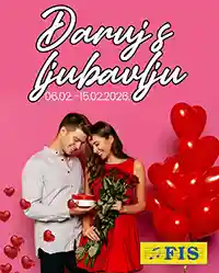 FIS akcija Daruj sa ljubavlju – sniženja do 15. februara 2026.