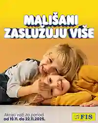 FIS akcija – Katalog – Mališani zaslužuju više – sniženja do 22. novembra 2025.