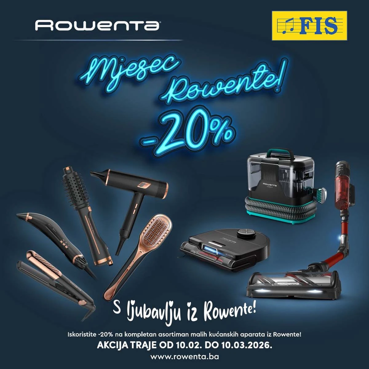 FIS katalog Mjesec Rowente strana 1 – sniženja Rowenta uređaja do kraja februara 2026