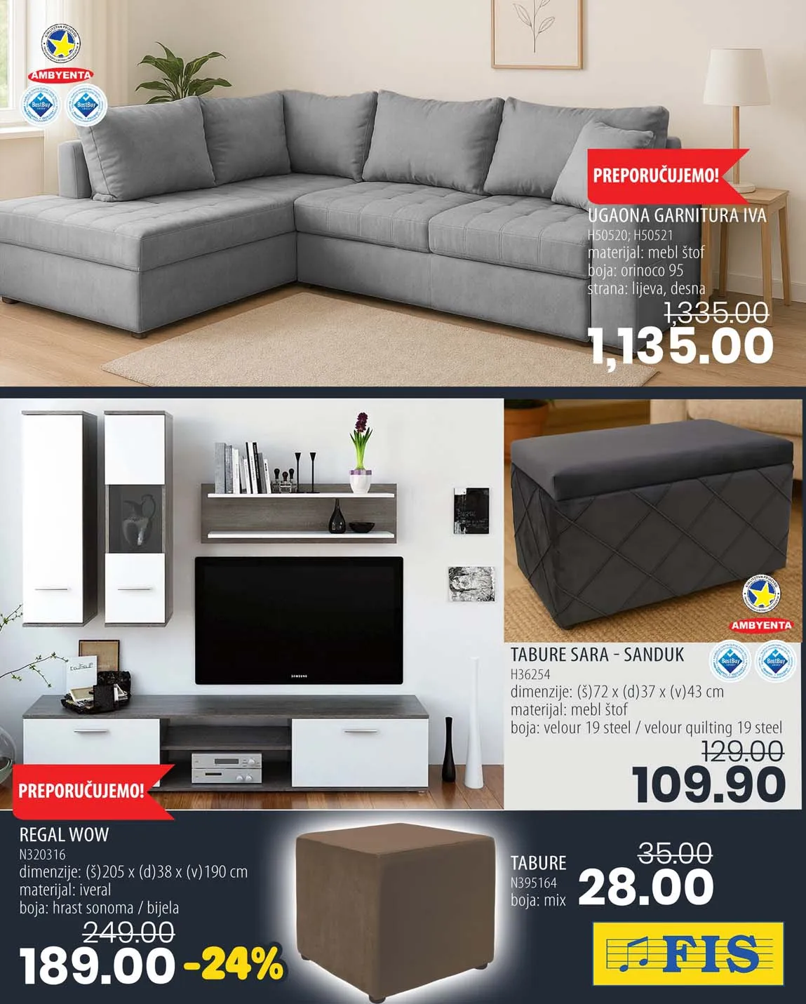 FIS VITEZ kataloška ponuda