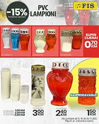 FIS Akcija PVC LAMPIONI sniženja do 03.11.2025