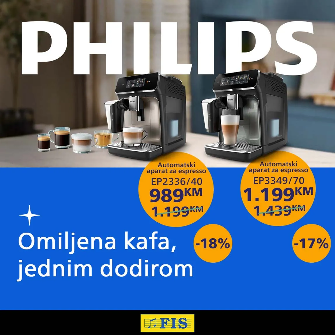 FIS akcija na Philips uređaje - sniženja do 31.08.2025!