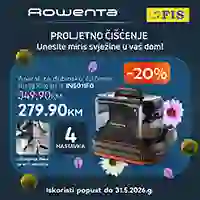 FIS akcija – Mjesec Rowente do 28% sniženja do 31.05.2026