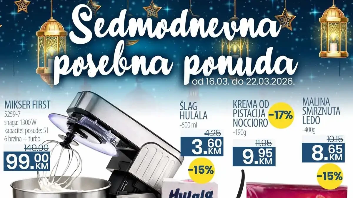 FIS sedmodnevna posebna ponuda – sniženja do 52% do 22.03.2026