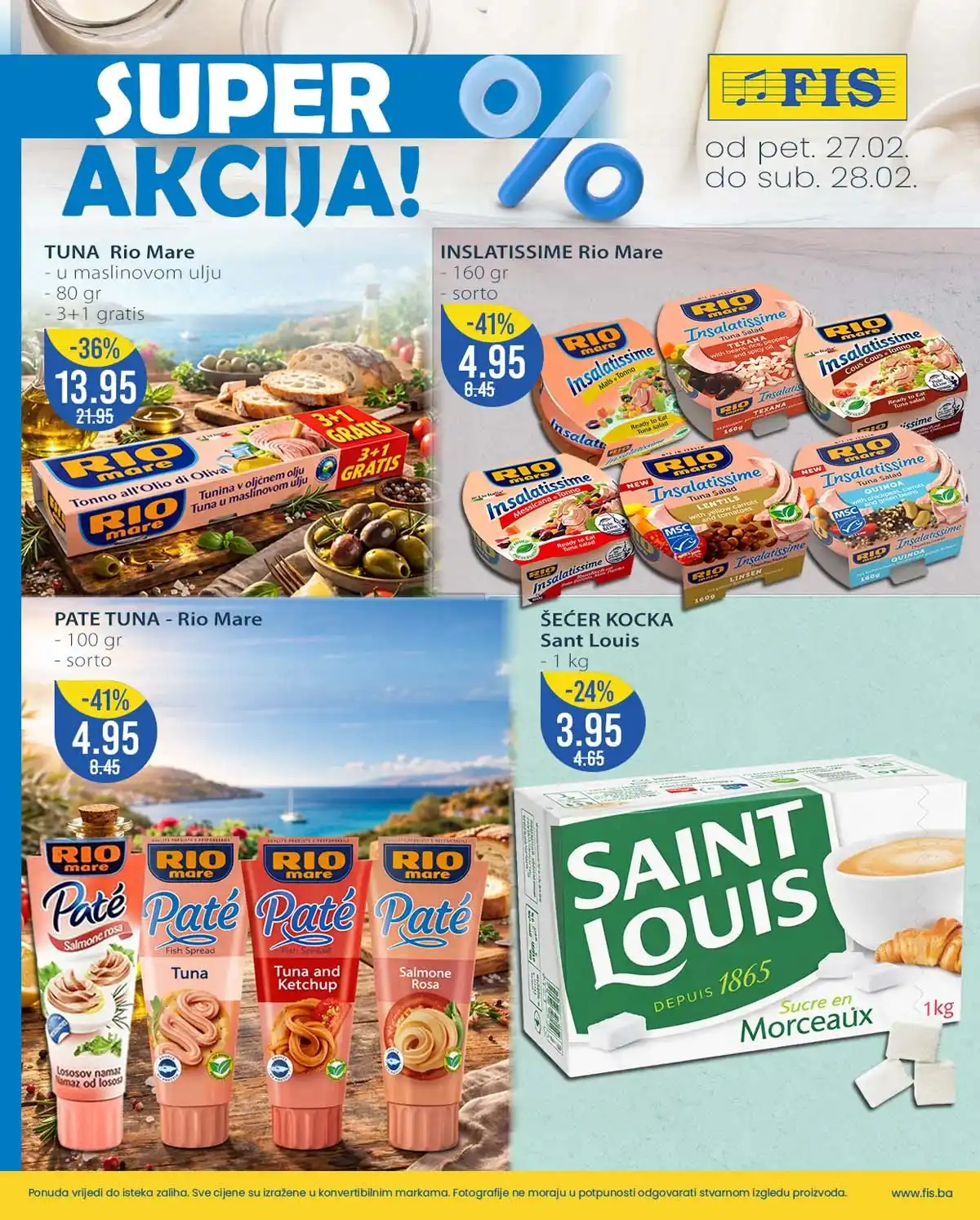 FIS akcija prehrane sniženja