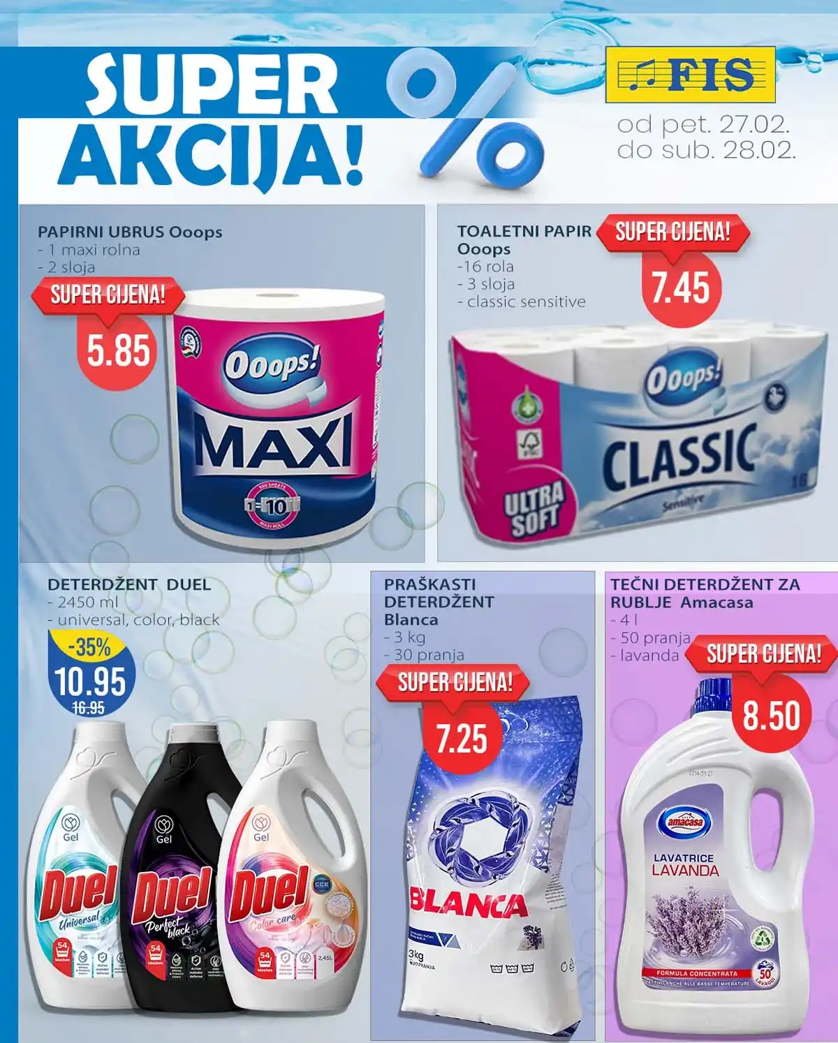 FIS akcija prehrane sniženja