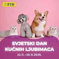 FIS – Svjetski dan kućnih ljubimaca | Katalog sniženja do 30. novembra 2025