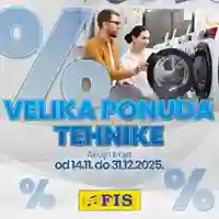 FIS d.o.o. akcija – Velika ponuda tehnike - sniženja do 31. decembra 2025