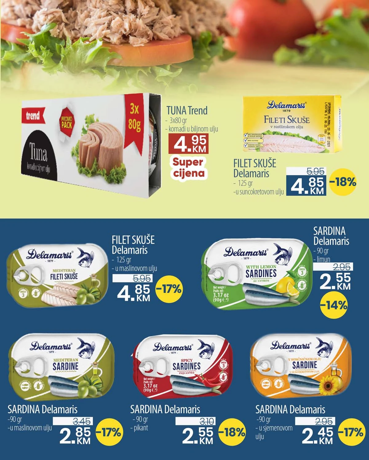 FIS katalog ponuda za posnu trpezu strana 3 akcija na posne proizvode do 11. aprila 2026.