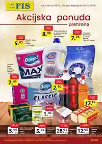 FIS Katalog akcija sniženja prehrane do 29. decembra 2025.