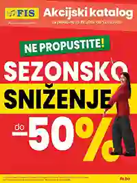 FIS akcijski katalog – velika sniženja do 12. januara 2026