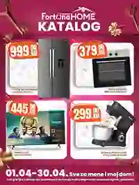 Fortuna HOME akcija: Sniženja za dom i porodicu do 30.04.2026