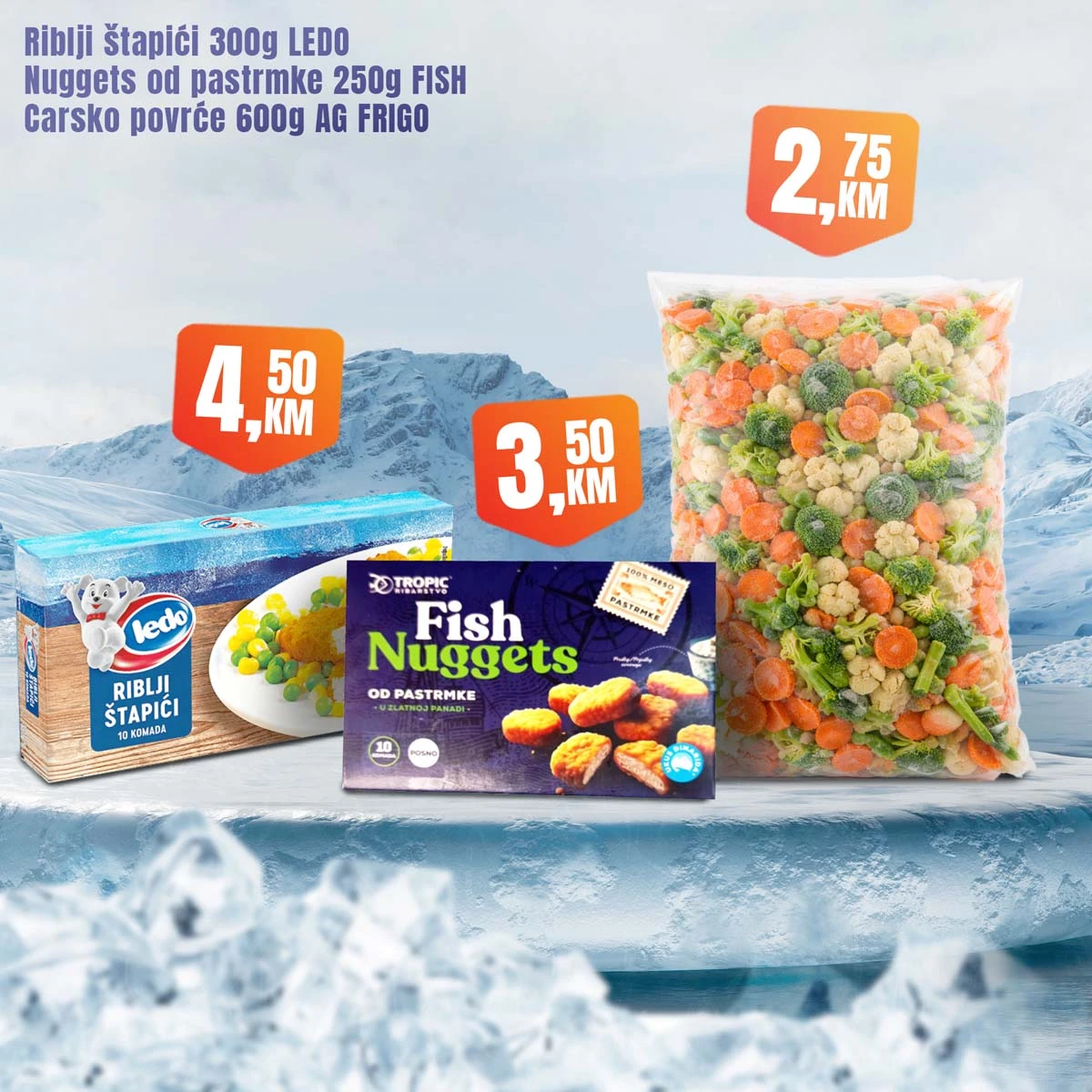 Fortuna Market vikend akcija strana 3 velika sniženja BiH mart 2026