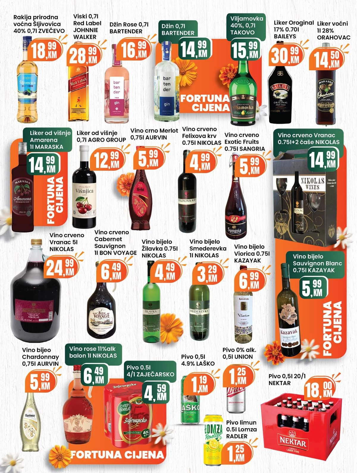 Fortuna market akcija