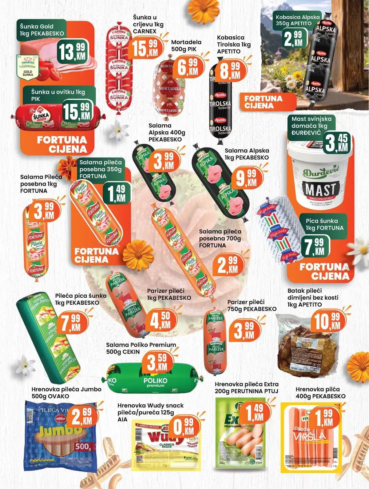 Fortuna katalog akcija do 30% – prehrana i proizvodi za domaćinstvo (strana 3)